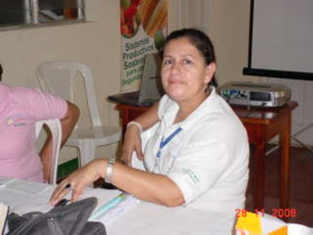 Lic. Ligia Flores, delegada del MARENA